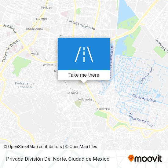 Privada División Del Norte map