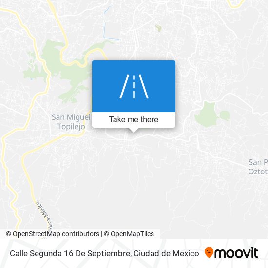 Mapa de Calle Segunda 16 De Septiembre