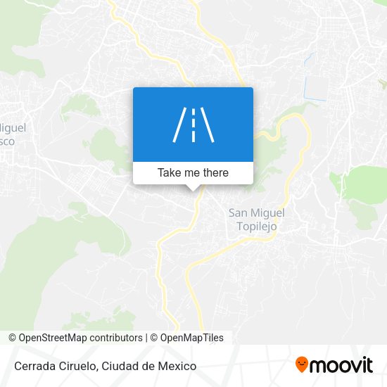 Mapa de Cerrada Ciruelo