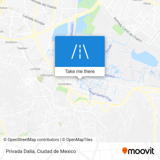 Mapa de Privada Dalia