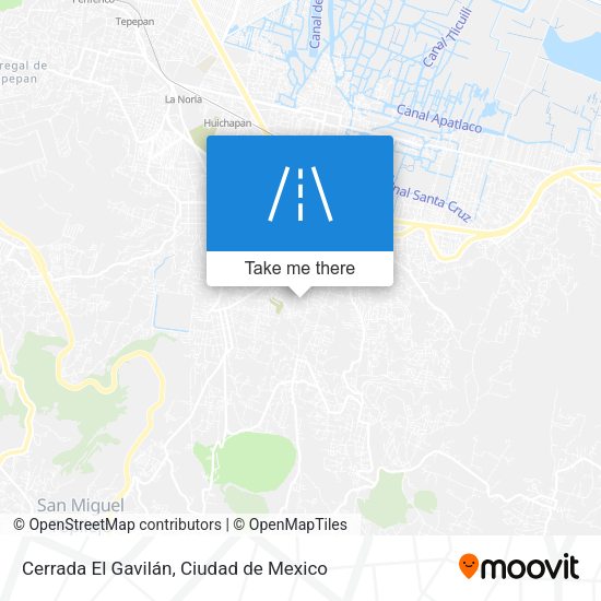 Mapa de Cerrada El Gavilán