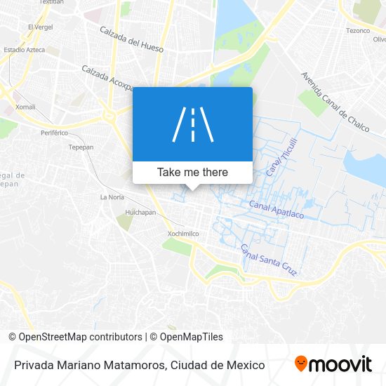 Privada Mariano Matamoros map