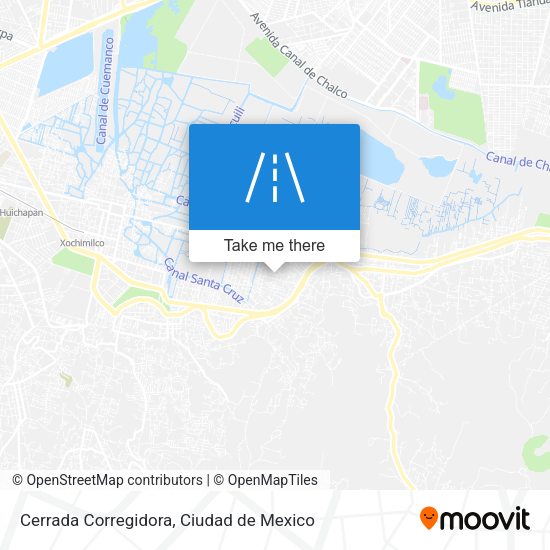 Mapa de Cerrada Corregidora