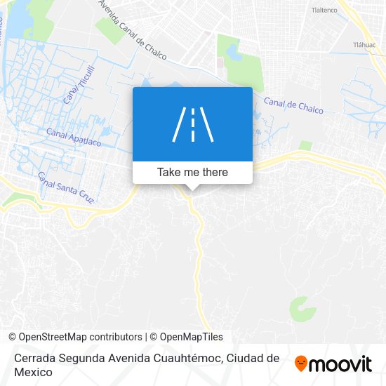 Cerrada Segunda Avenida Cuauhtémoc map