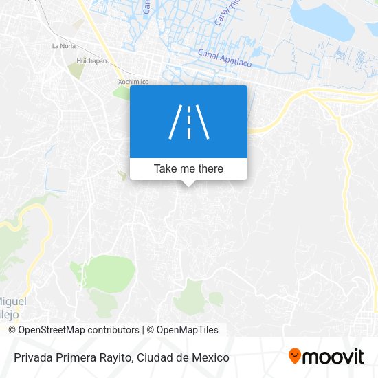 Privada Primera Rayito map