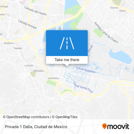 Privada 1 Dalia map