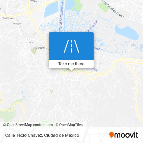 Mapa de Calle Teclo Chávez