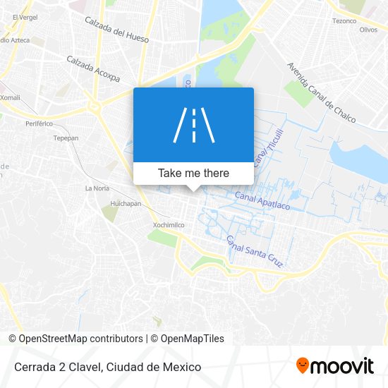 Cerrada 2 Clavel map