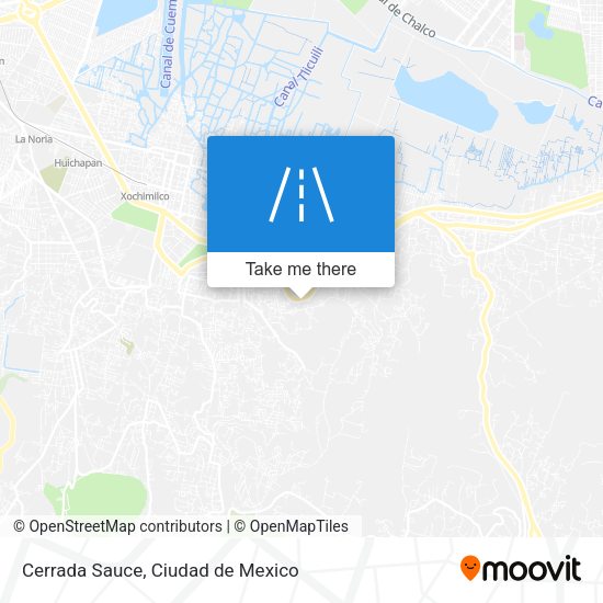 Cerrada Sauce map