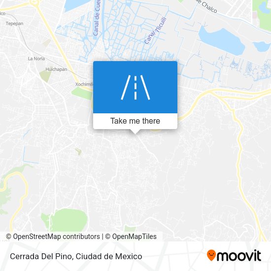 Mapa de Cerrada Del Pino