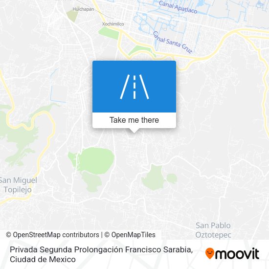 Privada Segunda Prolongación Francisco Sarabia map