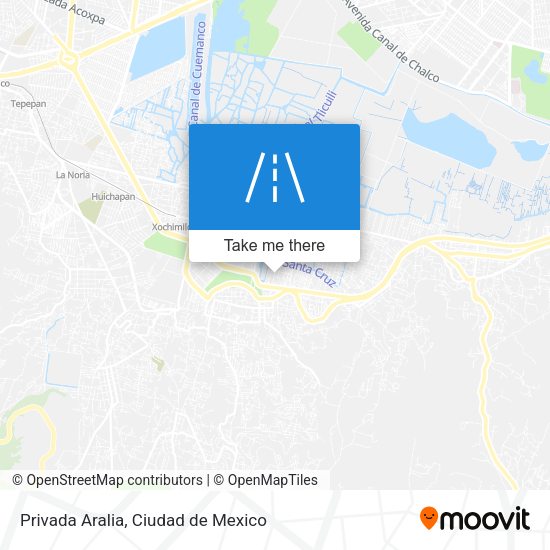 Privada Aralia map
