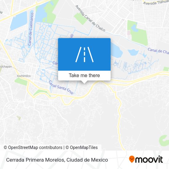 Mapa de Cerrada Primera Morelos