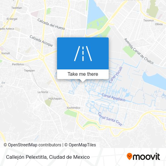 Callejón Pelextitla map