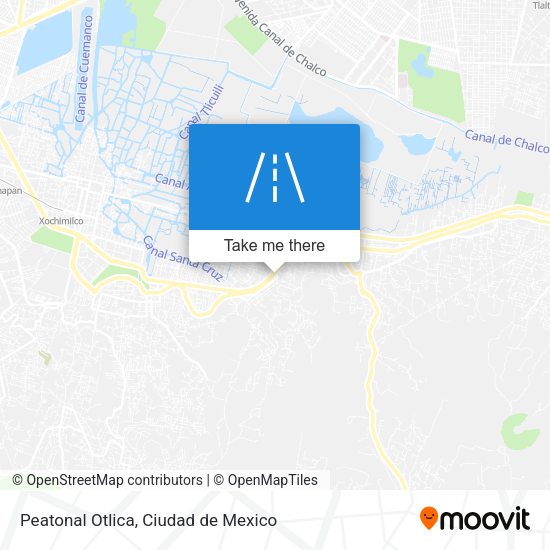 Mapa de Peatonal Otlica