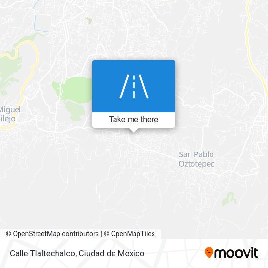 Calle Tlaltechalco map