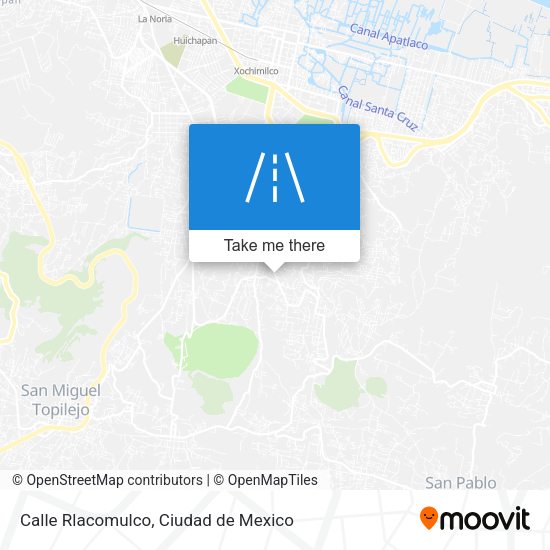 Calle Rlacomulco map