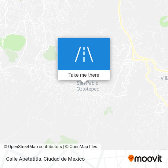 Calle Apetatitla map