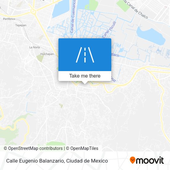 Mapa de Calle Eugenio Balanzario