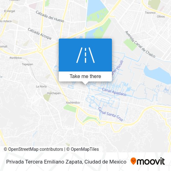 Mapa de Privada Tercera Emiliano Zapata