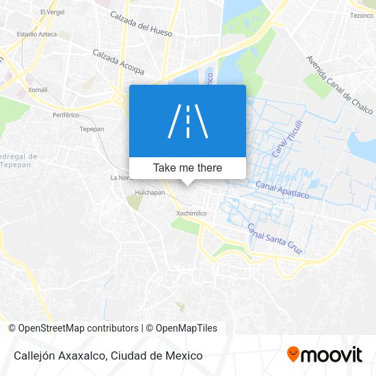 Callejón Axaxalco map