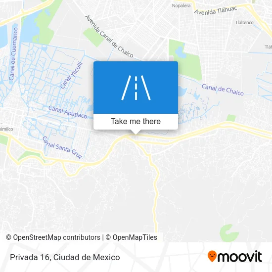 Mapa de Privada 16