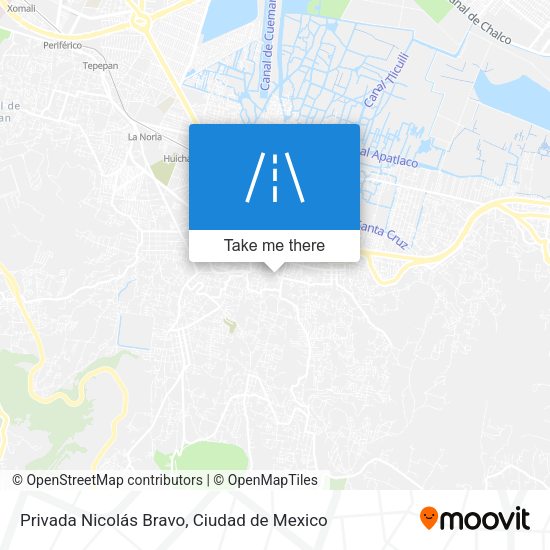 Mapa de Privada Nicolás Bravo
