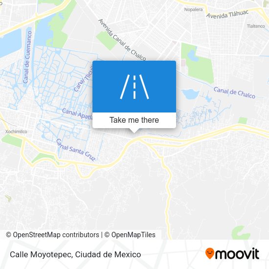 Calle Moyotepec map