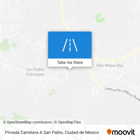 Mapa de Privada Carretera A San Pablo