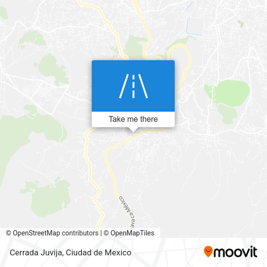 Cerrada Juvija map