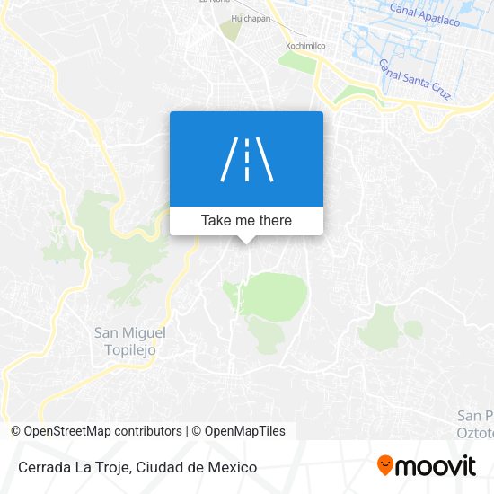 Cerrada La Troje map