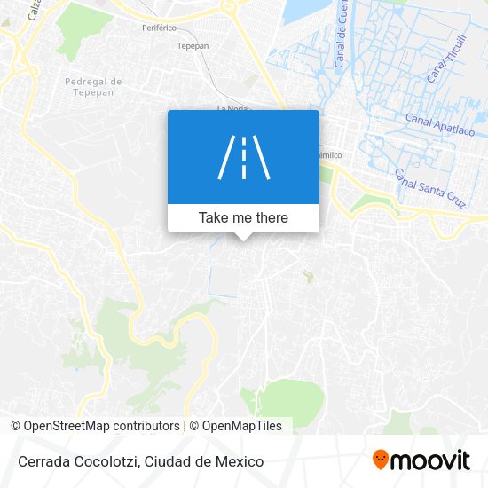 Cerrada Cocolotzi map