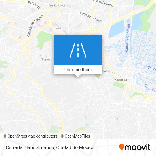 Mapa de Cerrada Tlahuelmanco