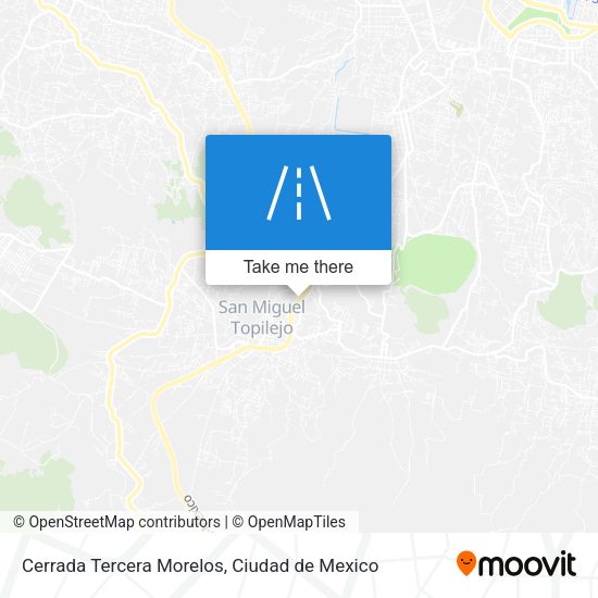 Cerrada Tercera Morelos map