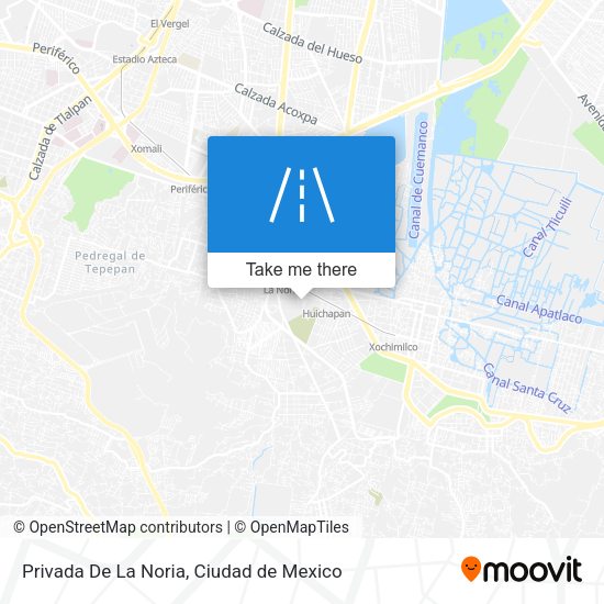 Mapa de Privada De La Noria