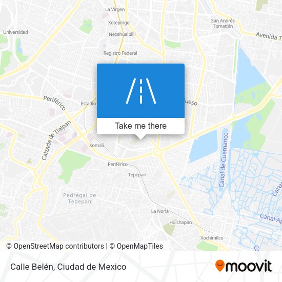 Calle Belén map