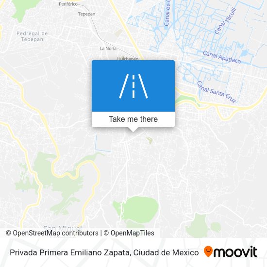 Privada Primera Emiliano Zapata map