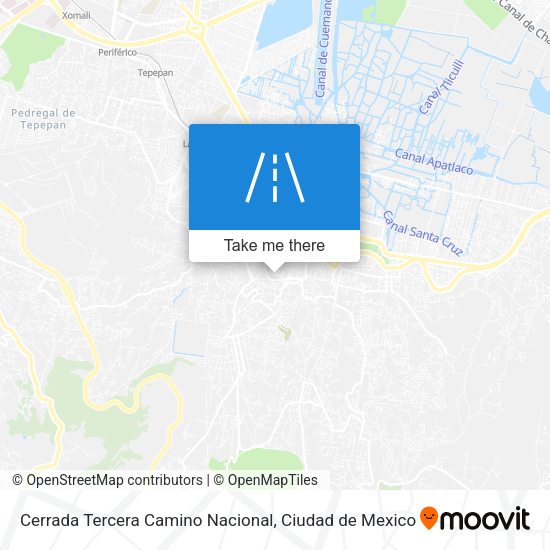 Cerrada Tercera Camino Nacional map