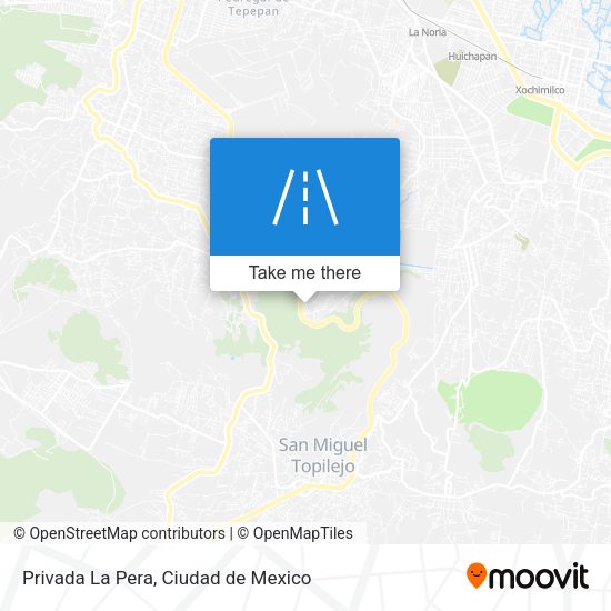 Mapa de Privada La Pera