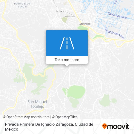 Privada Primera De Ignacio Zaragoza map