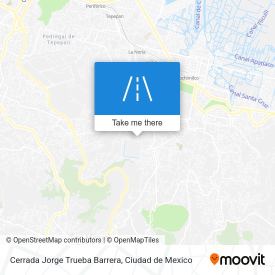 Cerrada Jorge Trueba Barrera map