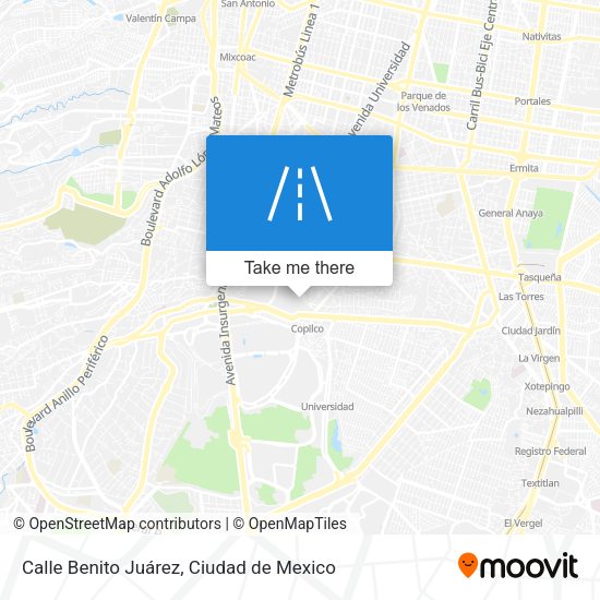 Calle Benito Juárez map