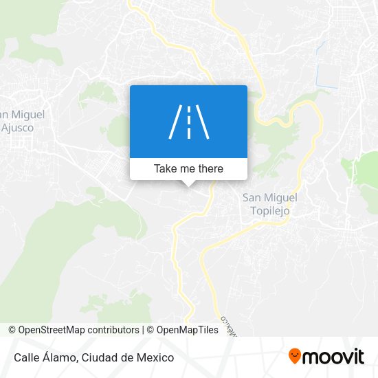 Mapa de Calle Álamo