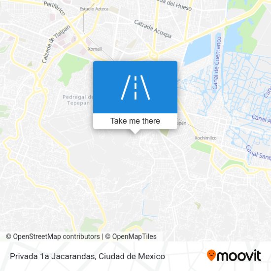 Mapa de Privada 1a Jacarandas