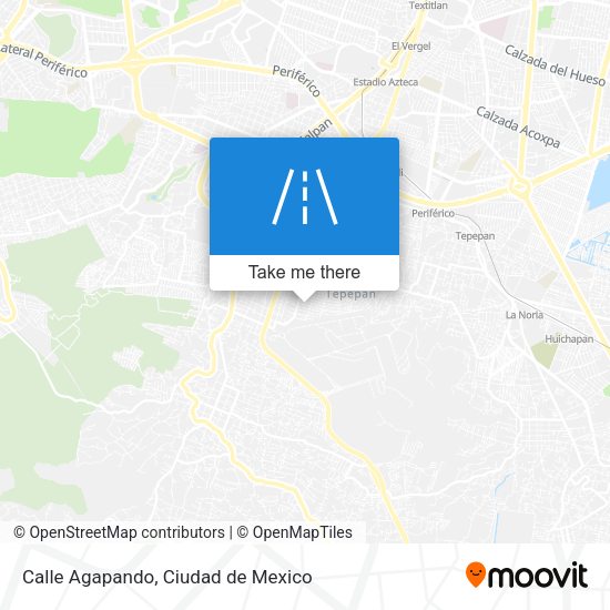Calle Agapando map