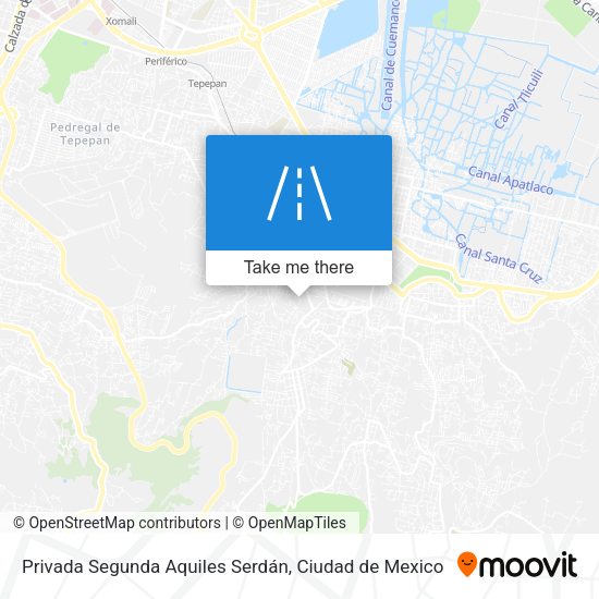 Privada Segunda Aquiles Serdán map