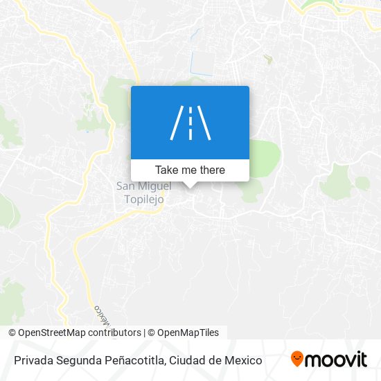 Mapa de Privada Segunda Peñacotitla