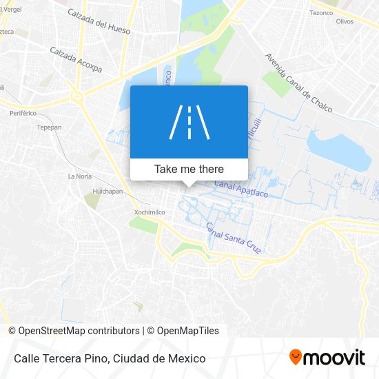 Mapa de Calle Tercera Pino