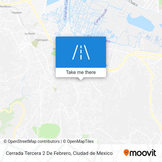 Cerrada Tercera 2 De Febrero map