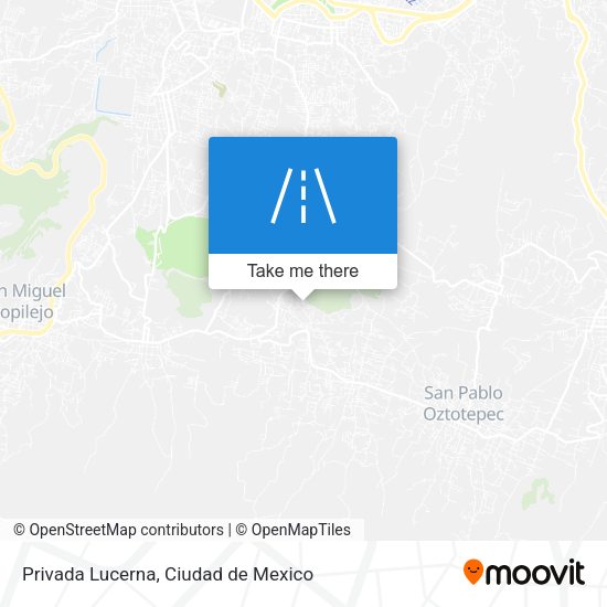 Privada Lucerna map